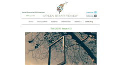 Desktop Screenshot of greenbriarreview.com