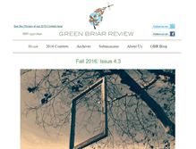 Tablet Screenshot of greenbriarreview.com